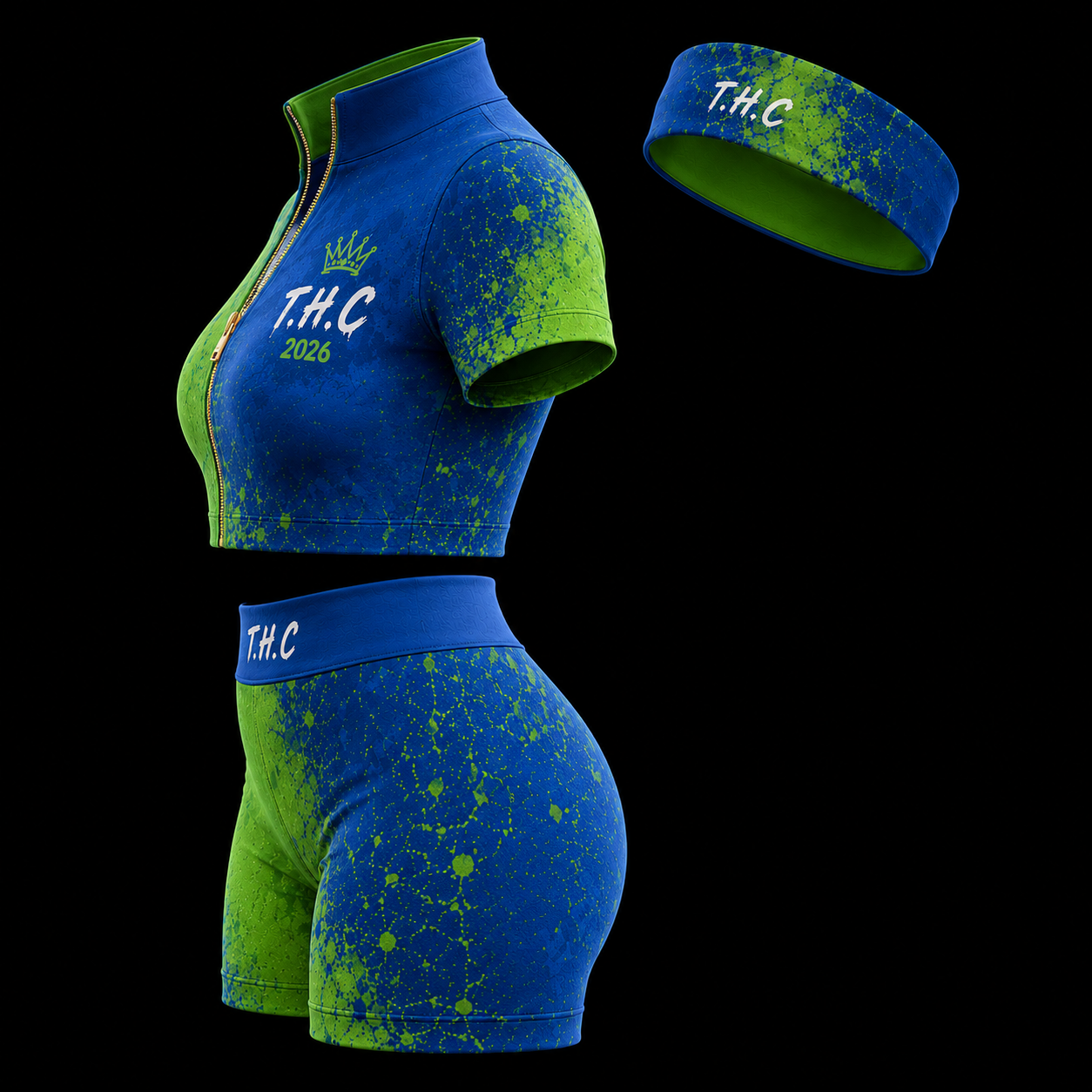 👑 T.H.C Emerald Storm 3-Piece Performance Set