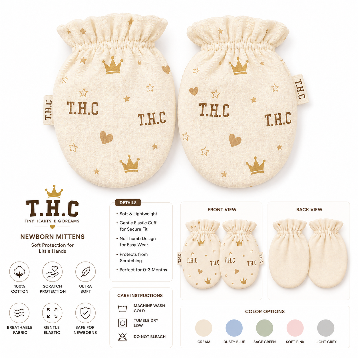 👑 T.H.C Tiny Legacy Newborn Essentials 5-Piece Gift Set “Tiny Hearts. Big Dreams.” Collection 🤎✨👑 T.H.C Tiny Legacy Newborn Essentials 5-Piece Gift Set “Tiny Hearts. Big Dreams.” Collection 🤎✨