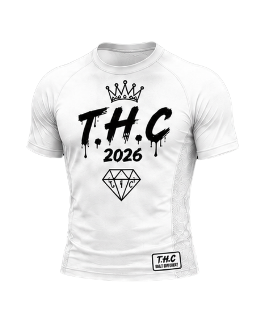 T.H.C “Diamond Performance” Compression Shirt – Limited Edition 2026 💎 (White)
