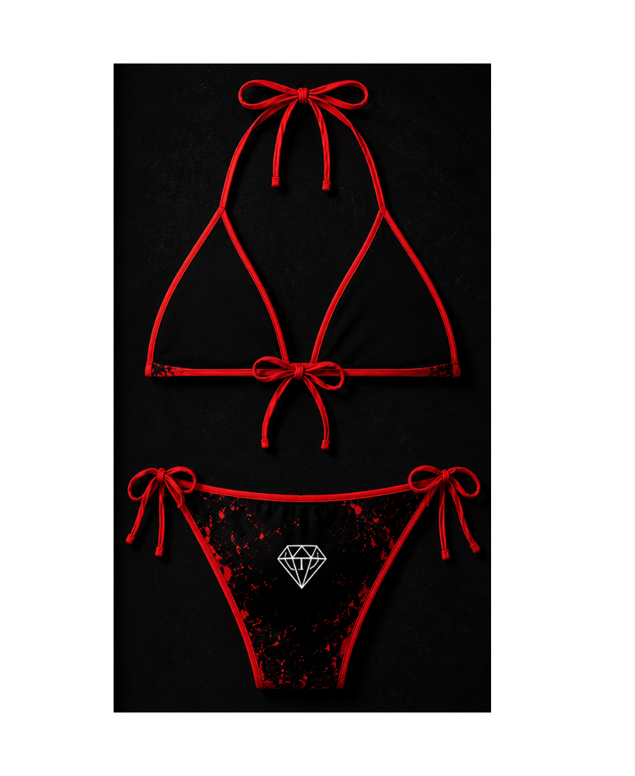 🔴 T.H.C “Ruby Diamond” Luxury Bikini Set – Limited Edition 2026 💎