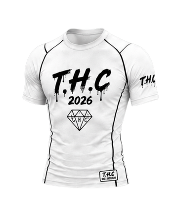 T.H.C “Diamond Performance” Compression Shirt – Limited Edition 2026 💎 (White & Black)