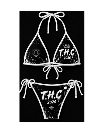 ⚪ T.H.C “White Diamond” Luxury Bikini Set – Limited Edition 2026 💎