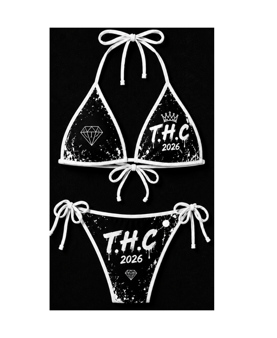 ⚪ T.H.C “White Diamond” Luxury Bikini Set – Limited Edition 2026 💎