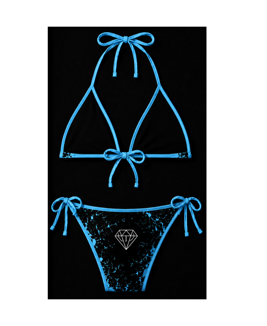 🩵 T.H.C “Sky Diamond” Luxury Bikini Set – Limited Edition 2026 💎