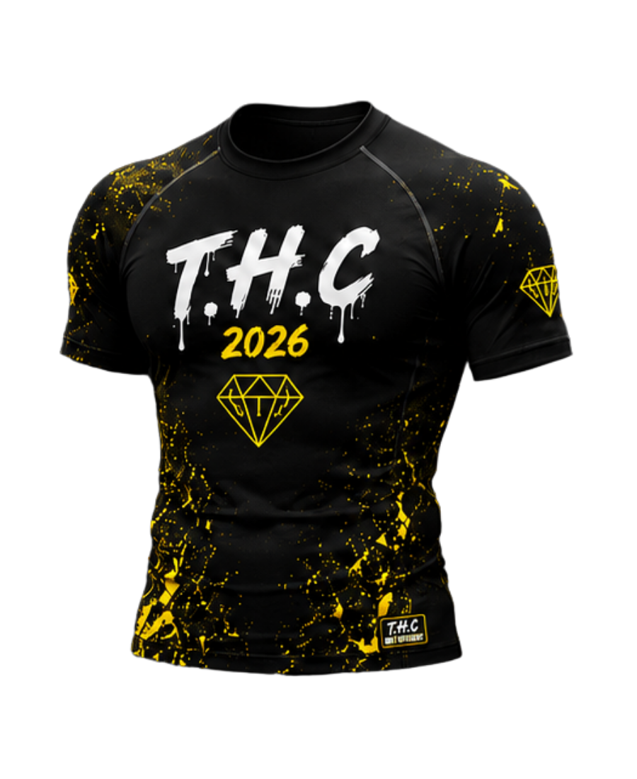 T.H.C Golden Yellow Performance Compression Shirt