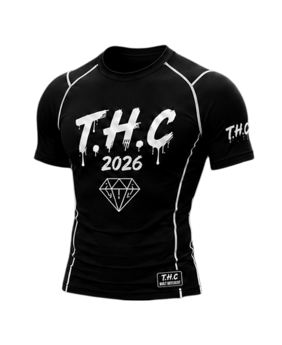 T.H.C “Diamond Performance” Compression Shirt – Limited Edition 2026 💎 (Edition W/B)