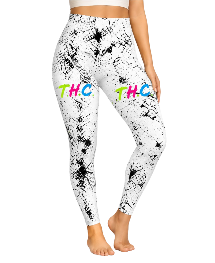 T.H.C Teal Storm Leggings (Bright White)