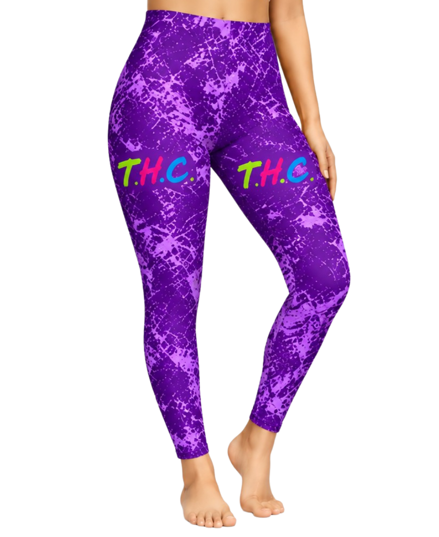 T.H.C Teal Storm Leggings (Purple)