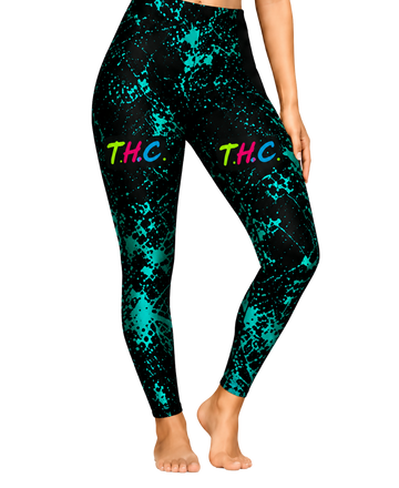 T.H.C Patriot Storm Leggings (Teal)