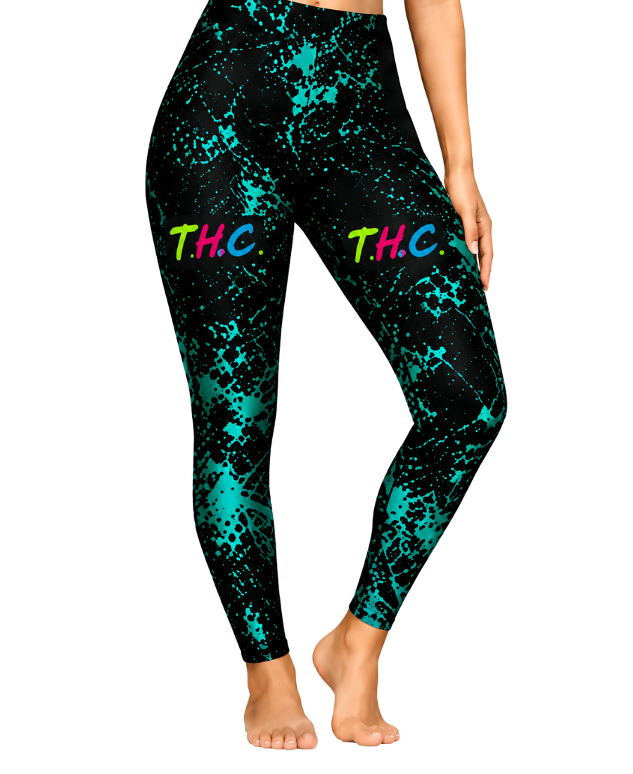 T.H.C Patriot Storm Leggings (Teal)