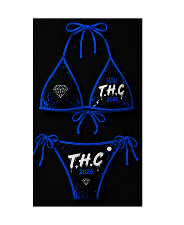 🔵 T.H.C “Blue Diamond” Luxury Bikini Set – Limited Edition 2026 💎