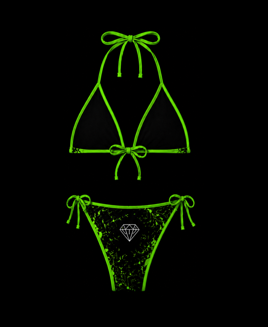 🟢 T.H.C “Emerald Diamond” Luxury Bikini Set – Limited Edition 2026 💎